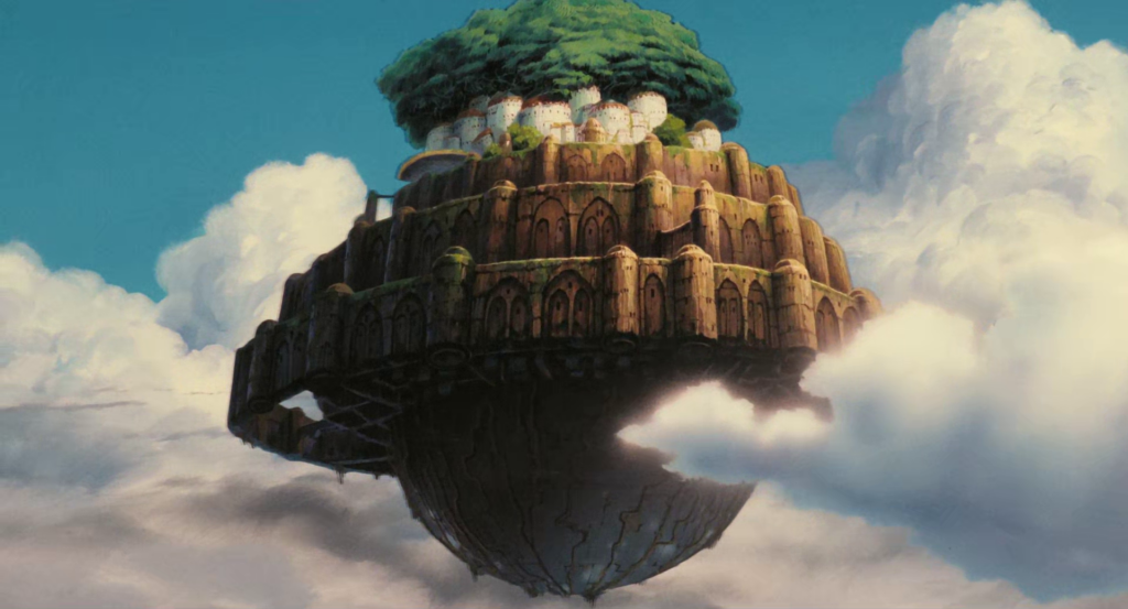 “Laputa : castle in the sky” เมืองลอยฟ้าจากฮายาโอะ มิยาซากิ อนิเมะไทย ฉากนี้โคตรดี ANIMEไทย Studio Ghibli Laputa : castle in the sky