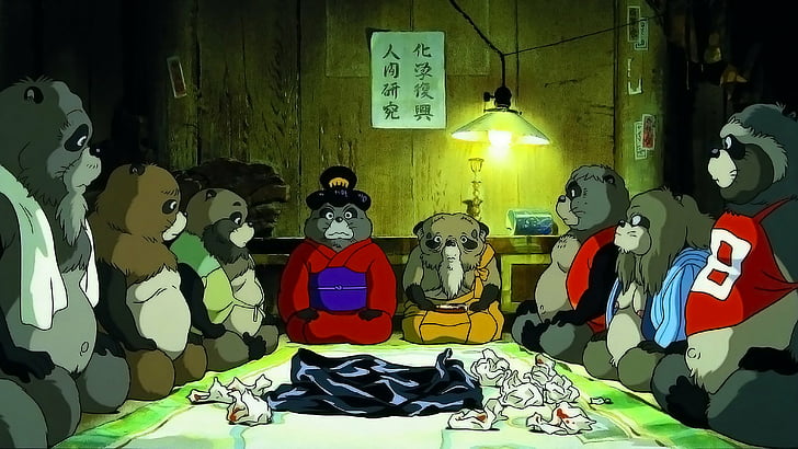 “Pom Poko” ทานูกิป่วนโลก เมื่อมนุษย์รุกล้ำธรรมชาติ อนิเมะไทย ฉากนี้โคตรดี ANIMEไทย Studio Ghibli Pom Poko