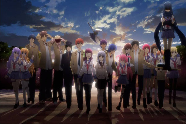 Angel Beats โลกหลังความตายนี่นิยมลูบหลังแล้วตบหัวกันจริง ๆ อนิเมะไทย ฉากนี้โคตรดี ANIMEไทย Angel Beats