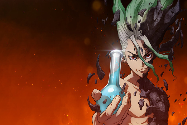 Dr.Stone อนิเมะสร้างอารยธรรมโลกจากศูนย์ อนิเมะไทย ฉากนี้โคตรดี ANIMEไทย Netflix Dr.Stone