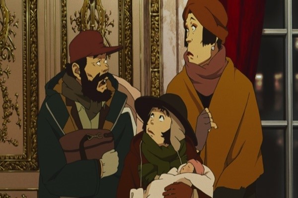 Tokyo Godfathers การผสมผสานกันระหว่างแนวดราม่าและคอมเมดี้ อนิเมะไทย ฉากนี้โคตรดี ANIMEไทย TokyoGodfathers