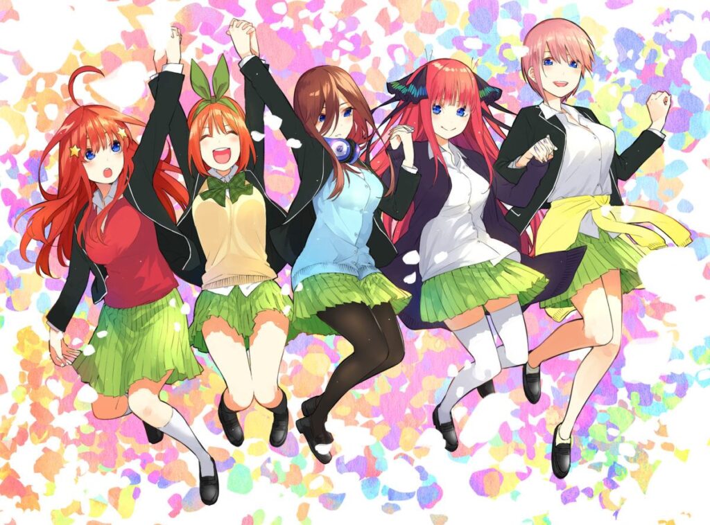 Go-Toubun no Hanayome เจ้าสาวผมเป็นแฝดห้า ฮาเร็มใส ๆ เบาสมอง อนิเมะไทย ฉากนี้โคตรดี ANIMEไทย Go-ToubunnoHanayome