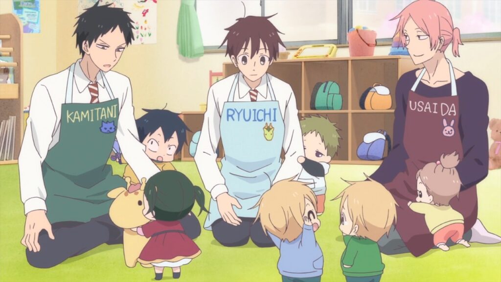 School Babysitters ฟินไปกับความน่ารักนุ่มนิ่มของเหล่าเด็ก ๆ ในนักเรียนพี่เลี้ยงเด็ก อนิเมะไทย ฉากนี้โคตรดี ANIMEไทย SchoolBabysitters