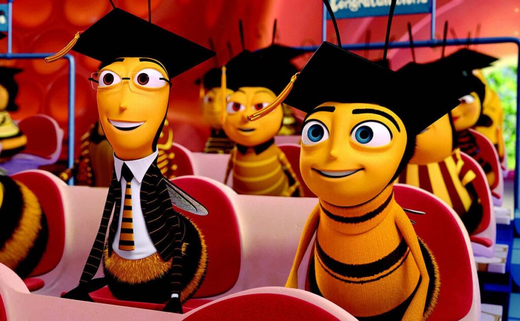 รีวิวภาพยนตร์อนิเมชั่นเรื่อง Bee Movie บี มูฟวี่ ผึ้งน้อยหัวใจบิ๊ก อนิเมะไทย ฉากนี้โคตรดี ANIMEไทย BeeMovie