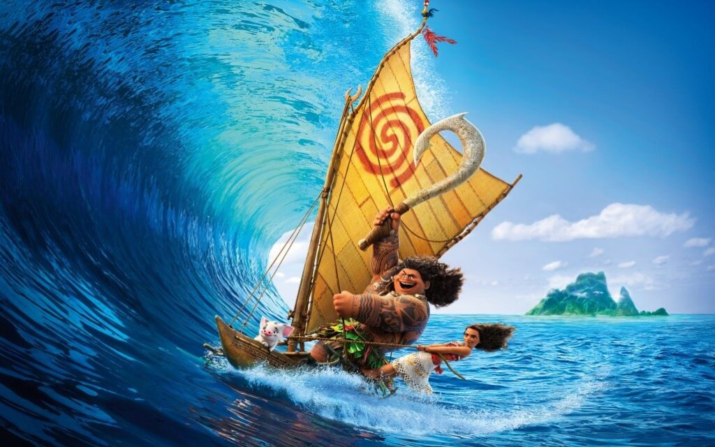 รีวิวภาพยนตร์อนิเมชั่นเรื่อง Moana (2016) โมอาน่า ผจญภัยตำนานหมู่เกาะทะเลใต้ อนิเมะไทย ฉากนี้โคตรดี ANIMEไทย Moana