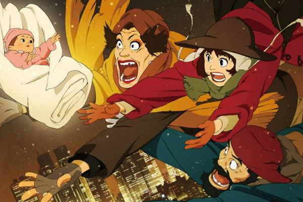 Tokyo Godfathers ยังคงเป็นอะนิเมะสำหรับช่วงเวลาแห่งคริสต์มาสที่สมบูรณ์แบบตลอดกาล อนิเมะไทย ฉากนี้โคตรดี ANIMEไทย TokyoGodfathers